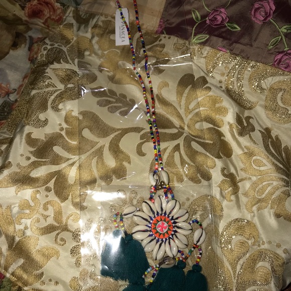 Panacea colorful shell tassel necklace - Picture 4 of 8